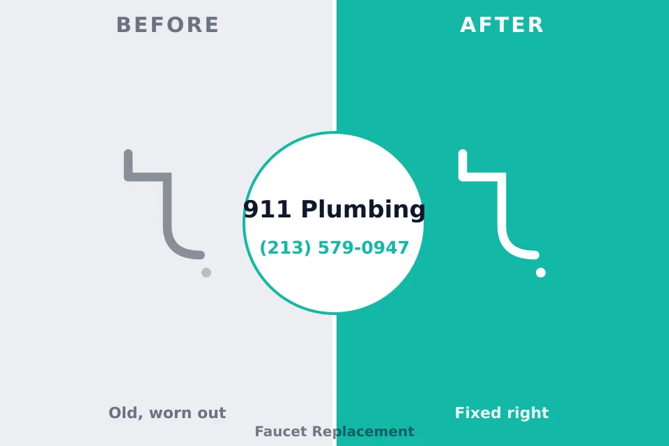 Before and after: plumbing repair Raymond, MS